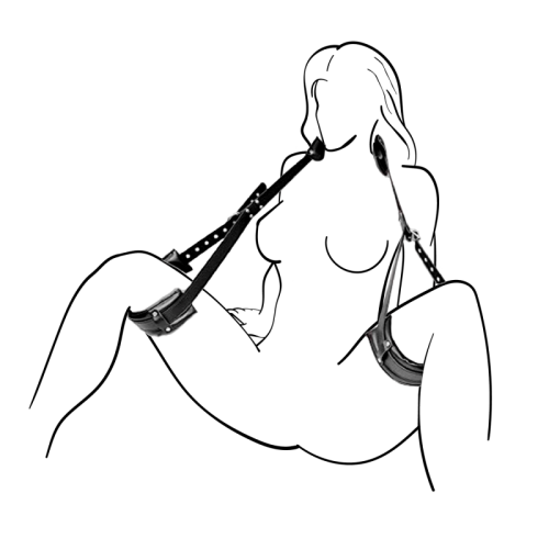 Alive Supremacy Leg Sling - фиксация для шеи и бедер (черный)